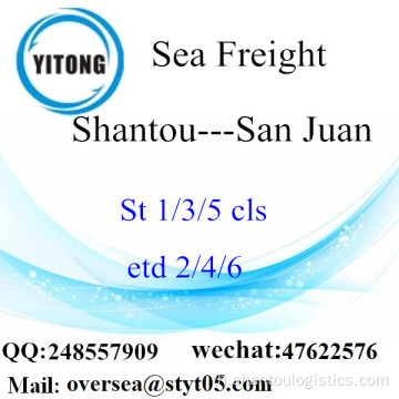 Shantou Port LCL Consolidation ไปซานฮวน